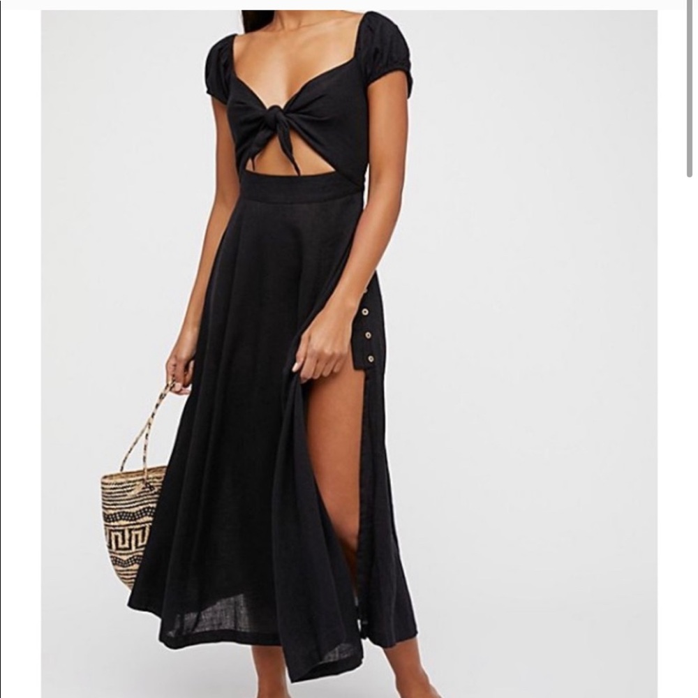 Free People The Getaway Midi Dress
